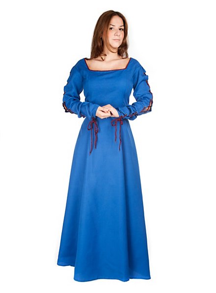 Blaues Kleid Mit Schnurungen Maskworld Com